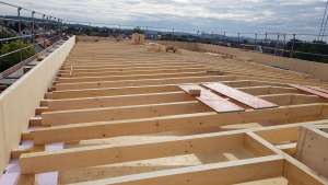 • <em>Unterkonstruktion gering geneigtes Dach <em>